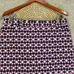 Nvo by Lanctot Women’s Navy Blue Diamond Patterned Poly Spandex Golf Skort 10 Pink Photo 1
