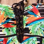 st. john's bay St John’s Bay Swimsuit Tropical One Piece Lace Up Plus 16 Photo 4