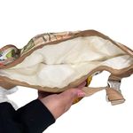 LeSportsac y2k nylon Fanny bulb bag pack waist printed tan beige Photo 4