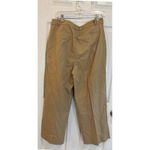 Ralph Lauren Lauren  Women's Khaki Wide Leg Cropped Dress Pants‎ Photo 3