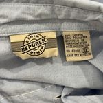 Vintage 90s Denim Republic Size XL Blue Embroidered Teddy Bear Plaid Shirt Photo 2