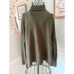 J Crew L Women's Turtleneck Green Sweater in Supersoft Yarn Size Large AF023 Photo 2