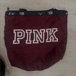 PINK - Victoria's Secret  Maroon Tote Bag Photo 0