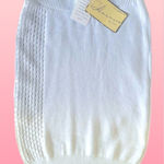 Vintage Havana  Knit Skirt Light Blue Cream Ombre Short Pencil Women’s size Small Photo 0