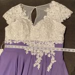 Women’s Ivory Lace Top Chiffon V Photo 8