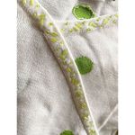 Ann Trinity Vintage polka dot vneck avocado green polka dot and white size M Size M Photo 4