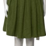 EUC Francis Valentine Women’s Green Wool Pleated Skirt Size Large Photo 0