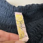 Free People  Shorts Womens Small Navy Blue Floral Embroidered Pull On 2” Boho Photo 1