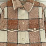 Rachel Zoe Shacket Soft Fuzzy Plaid Photo 1