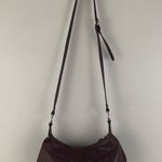 B Makowsky Brown Pebble Leather Western Boho Studded Fringe Crossbody Bag Purse Photo 5