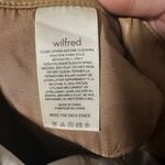 Wilfred  The Melina Pant High-waisted Vegan Leather pants Size 0 Constant Camel Photo 4