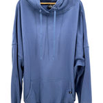 POPFLEX Long Cloud Hoodie Oversized Fleece Sweatshirt Blue L/XL‎ Cozy Lounge Size 00 Photo 0
