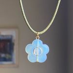 Handmade simple flower fairy cottage boho cute necklace🌼 Photo 0