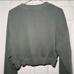 Aerie Offline by Woman’s Small Cropped Green V-Neck Sweatshirt Photo 7