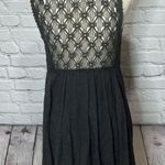 Free People  black fiesta crochet top dress Photo 11