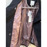 Thread & Supply Coat Double‎ Breasted Peacoat Hunter Black Wool Blend Size XL Photo 12