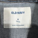 Old Navy  Women’s Trucker Jean Jacket Size Small Tall Blue Denim Pockets Casual Photo 3