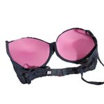 PINK - Victoria's Secret  Leopard Print Push Up Demi Bra Padded Underwired Size 34D Photo 4