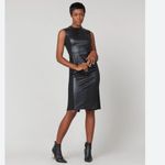 Spanx NWT : Leather-Like Combo Fitted Dress - 20393R Photo 3