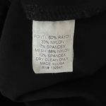 Amanda Uprichard  women black sleeveless fit & flare skater mesh mini dress S Photo 4