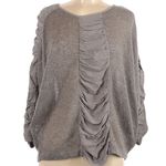 Aryn K . Gray Dolman Sleeve Mixed Media Wool/Silk Sweater Size Medium Photo 3