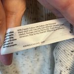 Eileen Fisher  Cardigan Ecru Organic Cotton Speckle High Collar Knit Sz L EUC Photo 6