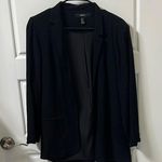 Forever 21  Black Blazer Classic Suit Jacket Photo 0
