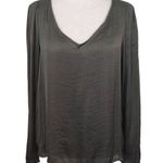 Carmen Marc Valvo Green Blouse NWT Size Small Dark Green Top Photo 0