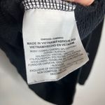 Nike  black hoodie sweatshirt white logo women's size small kangaroo pocket Photo 4