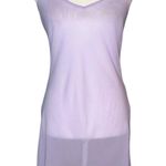 Mary Green L Lilac Lavender Sheer Slip Dress Nightgown Lingerie Dainty Nightie Purple Size L Photo 0