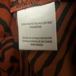 Modcloth  Wrap Blouse Size XL Long Sleeve All Over Print Abstract NWT Photo 4