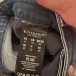 Liverpool Women’s  Hannah Crop Flare Dark Wash Jeans w Cut Hem Sz 6 Photo 6