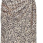 Hugo Boss BOSS wrap effect skirt with animal print size 6 (b16) Photo 0