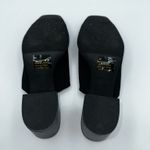 MIA  Women’s Black Woven Block Heel Slip On 8M Photo 3