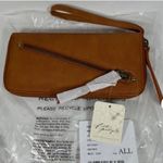 Free People Vegan Distressed Wallet in Brown NWT Photo 5