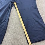 Lane Bryant Womens Plus Size 26/28 Pull On Wide Leg Pants Navy Blue Waist Career Photo 4