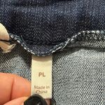 Soft Surroundings  women’s size petite large denim skort pull on front pockets Photo 7