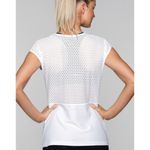 Lorna Jane  Raya Excel mesh tshirt size medium white EUC Photo 4