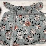 No Comment  Plus Cold Shoulder Floral and Stripes 100% Cotton Size 2X Photo 6