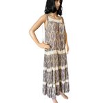 Denim & Supply Ralph Lauren Ralph Lauren Denim Supply Boho Tiered Maxi Dress Paisley & Crochet size small Photo 4