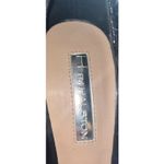 H by Halston Black Suede Snake Accents Platform Peep Toe Stiletto Women's Size 6 Photo 4