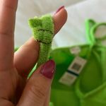 Coco + Jaimeson Lime Green Terry Cloth Mini Dress With Cut Out Sides  Photo 7