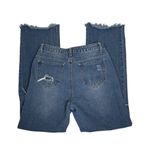 Gianni Bini Womens 7 Distressed Raw Hem Bootcut Jeans Photo 4