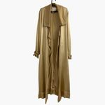 Aritzia LIMITED EDITION  Le Fou Wilfred Mercier Silk duster jacket trench maxi S Photo 6