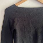 OAK + FORT SWEETHEART NECKLINE TOP Black Size M Photo 10