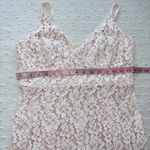 Lulus  Sweet Blossom Blush Pink‎ Lace Floral Dress Size 10 Photo 7