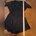 Guess  Satin sophisticated romper Sz S  Evewear Night out Dinner dates Party Photo 11