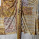 Free People  Lucky Shirtee boho whimsical Print Ruched Mesh Long sleeve size L Photo 7