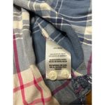 Woolrich  Womens Shirt Size XXL Blue Plaid Collared Button Down Long Sleeve Photo 3