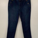 Christopher & Banks  Dark Wash Curvy Slim Fit Jeans Size 8 Photo 0